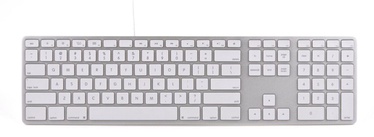 Klaviatūra Matias Wired Aluminum Keyboard for Mac UK Silver