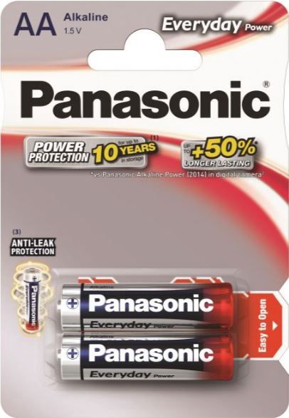 Baterijas Panasonic, LR6, 2 gab.