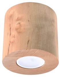 Lampa Sollux Orbis Wood, griesti, 40 W, GU10