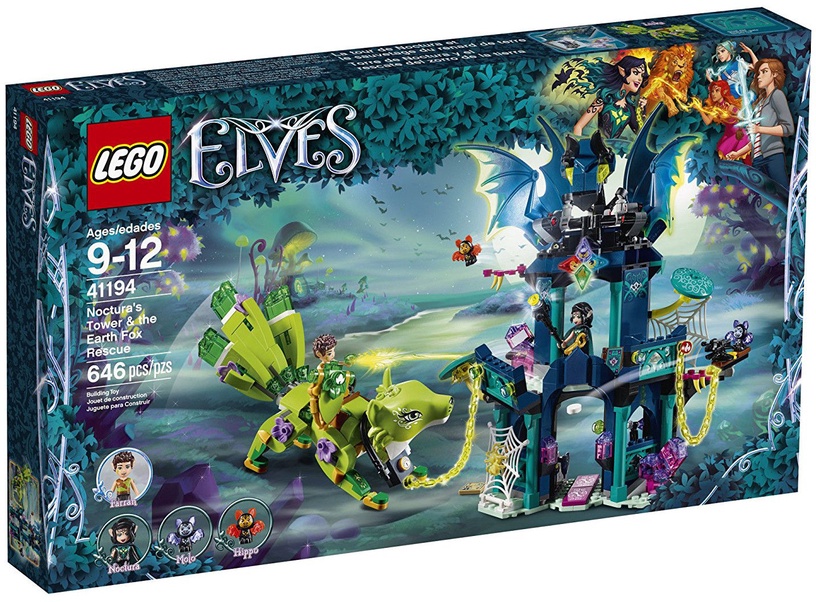 Konstruktorius LEGO® Elves Noctura's Tower & The Earth Fox Rescue 41194 41194