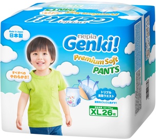 Autiņbiksītes Genki Premium Soft Pants, XL, 26 gab.