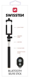 Selfiju statīvs Swissten Bluetooth, melna