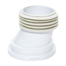 Torupõlv Ani Plast, valge, 124 mm