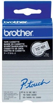 Этикет-лента для принтеров Brother TC-101, 800 см