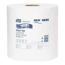 Papīra dvieļi Tork Advanced Wiper420 255m White