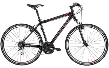 Велосипед Kross Evado 3.0, мужские, черный/красный, 28″