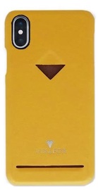 Vix&Fox Card Slot Back Shell For Apple iPhone X/XS Yellow
