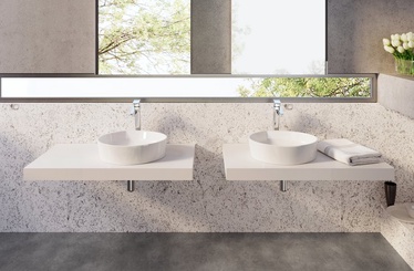 Vannas istabas izlietne Ravak Moon 3, kompozītmateriāls, 463 mm x 389 mm x 120 mm