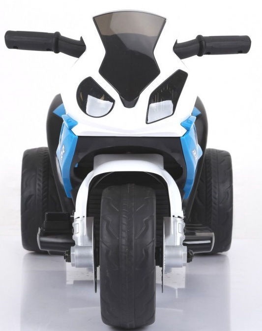 Bērnu elektromobilis - motocikls, melna