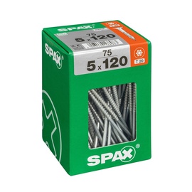 Саморез по дереву Spax T20, 5 x 120 мм, белый, 75 шт.
