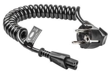 Natec Cable Euro to IEC320 C5 Black 2.5m