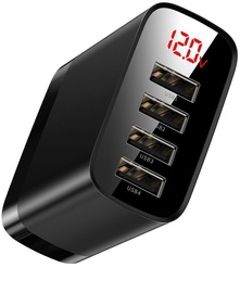 Seinakontakti laadija 4xUSB 30W Baseus