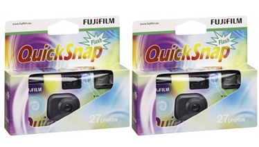 Vienreizlietojamais fotoaparāts Fujifilm QuickSnap Flash 27, 2 gab.