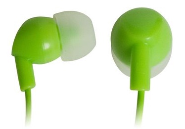 Ausinės Vakoss Stereo Earphones Silicone Green