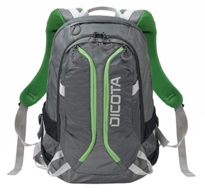Рюкзак для ноутбука Dicota Active, зеленый/серый, 14″