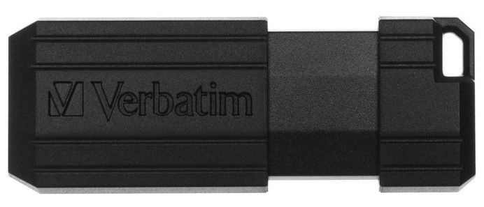 USB-накопитель Verbatim PinStripe, черный, 64 GB
