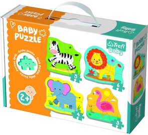 Dėlionė Trefl Baby Classic Animals On The Safari 36073T, 18 dalių