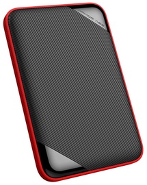 Жесткий диск Silicon Power Armor A62, HDD, 1 TB, черный/красный
