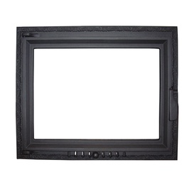 Metnetus K-10 515x625mm Fireplace Door Black