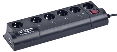 EnerGenie EG-PMS2-LAN Programmable Surge Protector Swiss Socket