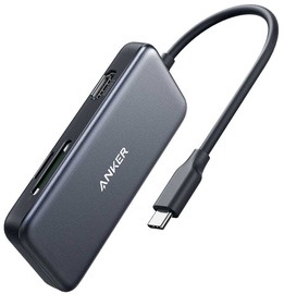 USB-разветвитель Anker Premium 5in1, черный