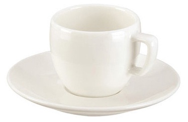 Чашка с блюдцем Tescoma Espresso Crema, 0.1 л