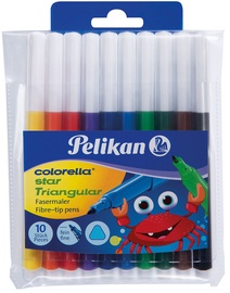 Pelikan Fibre-Tip Pens Colorella Star Triangular 10pcs 985663