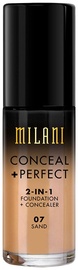 Tonālais krēms Milani Conceal + Perfect 07 Sand, 30 ml