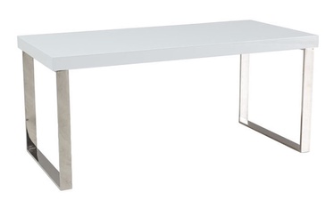 Kafijas galdiņš Signal Meble Modern Rosa Glossy White, 1000x500x460 mm