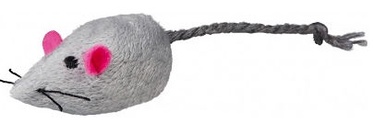 Rotaļlieta kaķim Trixie 4056 Plush Mouse with Bell, 5 cm
