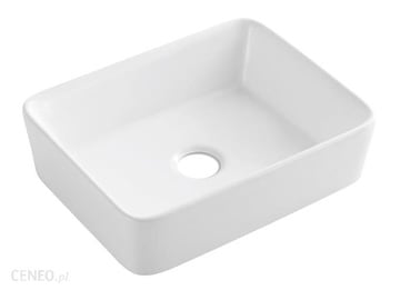 Раковина для ванной Invena Nyks CE-11-001, керамика, 475 мм x 370 мм x 130 мм