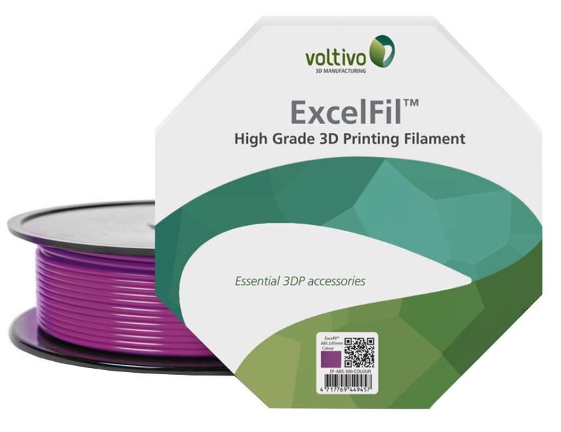 3D spausdintuvo eksploatacinė medžiaga Voltivo ExcelFil, violetinė