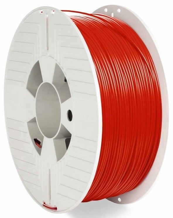 Palīgmateriāli 3D printeriem Verbatim PET-G 55053, sarkana