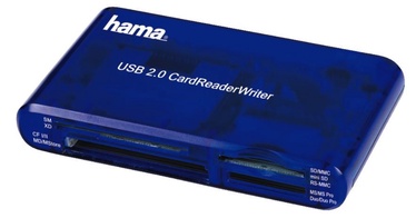 Hama USB 2.0 Multi Card Reader Blue