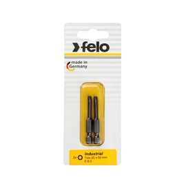 Набор битов для отверток Felo 03620536, Torx 20, 50 мм, 2 шт.