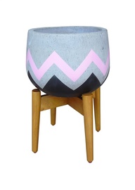 SN Flower Pot 35x18cm Multicolor