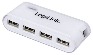 Logilink USB Hub 4-Port USB 2.0 with power adapter White