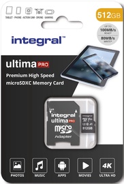 Atmiņas karte Integral Ultima Pro Premium microSDXC V30 UHS-I U3 64GB