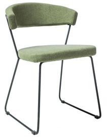 Стул для столовой Signal Meble Helix Black Green, 1 шт.