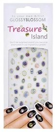 Glossy Blossom Treasure Island Nail Stickers 22039