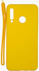 Evelatus Soft Touch Back Case With Strap For Huawei P30 Lite Yellow