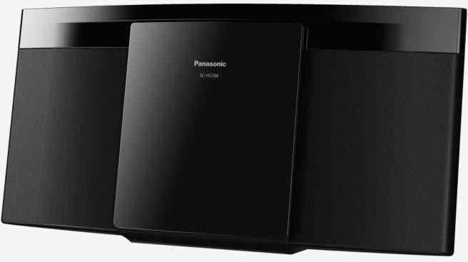 Mūzikas centrs Panasonic SC-HC200EG-K, 20 W, melna