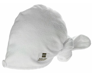 Aksesuārs QVS Aqua Dry Hair Turban, balta