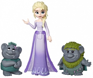 Hasbro Disney Frozen Elsa Small Doll With Troll Figures E7078