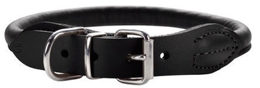 Hunter Round & Soft Dog Collar 55/10 Black