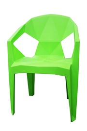 BESK Plastic Garden Chair 54x40x80cm Green