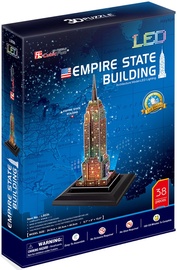 3D puzle Cubicfun Empire State Building LED, 38 gab.