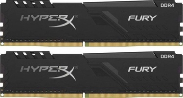 Kingston HyperX Fury Black 32GB 3200MHz CL16 DDR4 KIT OF 2 HX432C16FB3K2/32 (pažeista pakuotė)