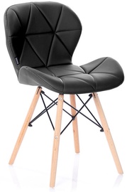Стул для столовой Homede Silla Eco Leather Black, 4 шт.