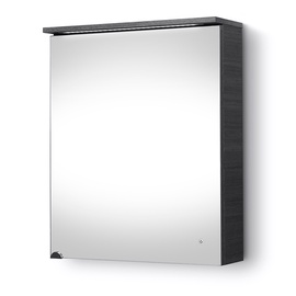 Vannas istabas skapītis Riva Essence SV60-8A, pelēka, 18 x 60 cm x 70 cm